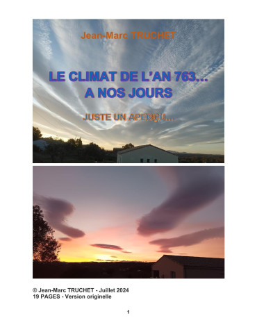 ARTICLE - LE CLIMAT DE L'AN...