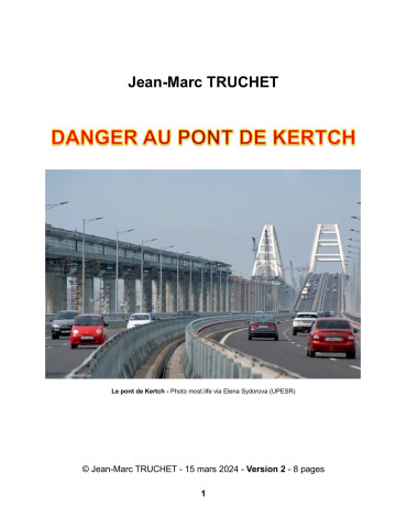 ARTICLE PONT DE KERTCH